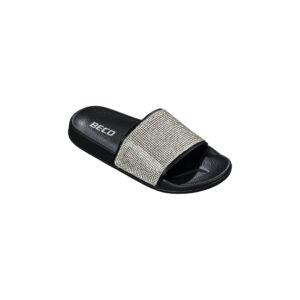 Badesandale schwarz 40