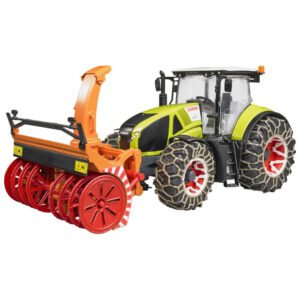 Claas Axion 950 mit Schneefräse