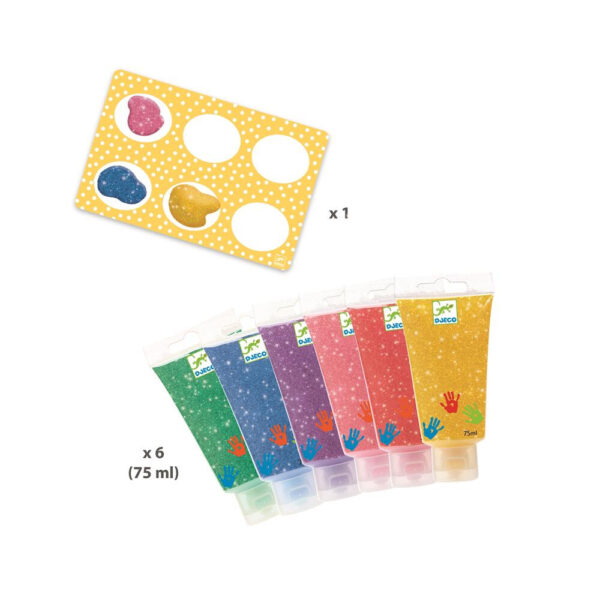 Fingerfarben Glitzer Tuben - Image 2