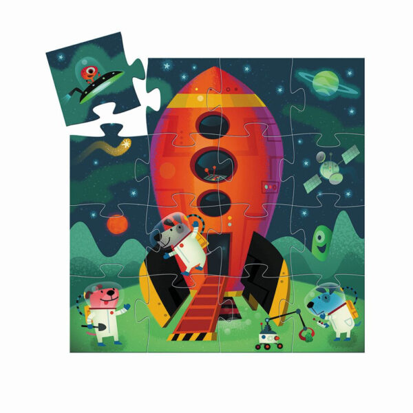 Puzzle Rakete 16 Teile - Image 2