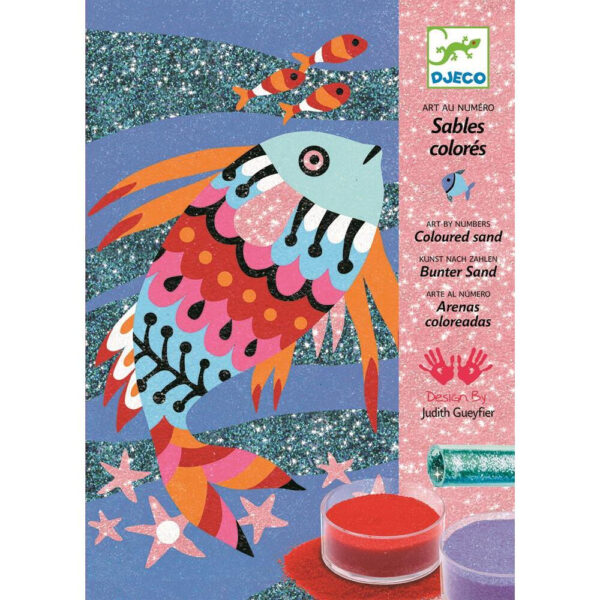 Djeco Sandbilder Regenbogenfisch