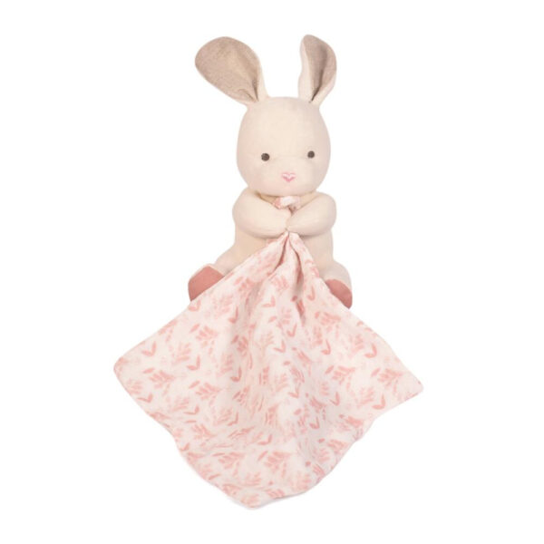 Bio Hase mit Schmusetuch, rosa 15cm - Image 2