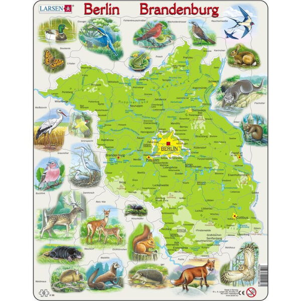 Berlin und Brandenburg mit Tieren