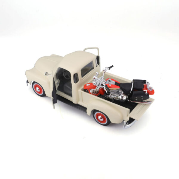 Chey Pickup 1950 + Harley Davidson Heritage 1:24 - Image 6