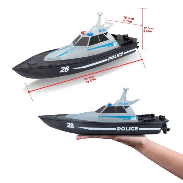 RC High Speed Police Boat - Image 3