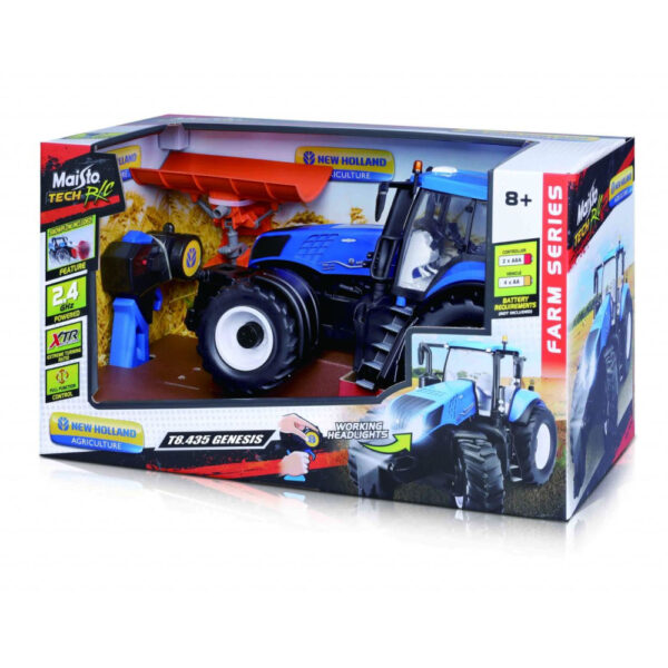 New Holland Traktor mit Schneepflug - Image 2