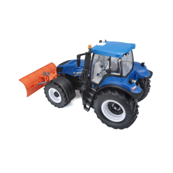 New Holland Traktor mit Schneepflug - Image 3