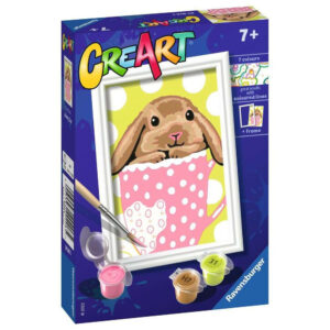 CreArt - Malen nach Zahlen - Bunny Cup
