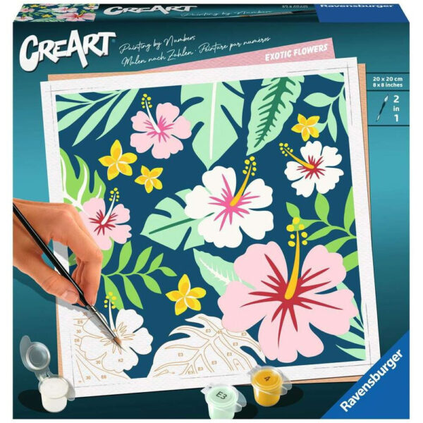 CreArt - Malen nach Zahlen - Exotic Plants
