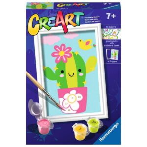 CreArt - Malen nach Zahlen - Happy Cactus