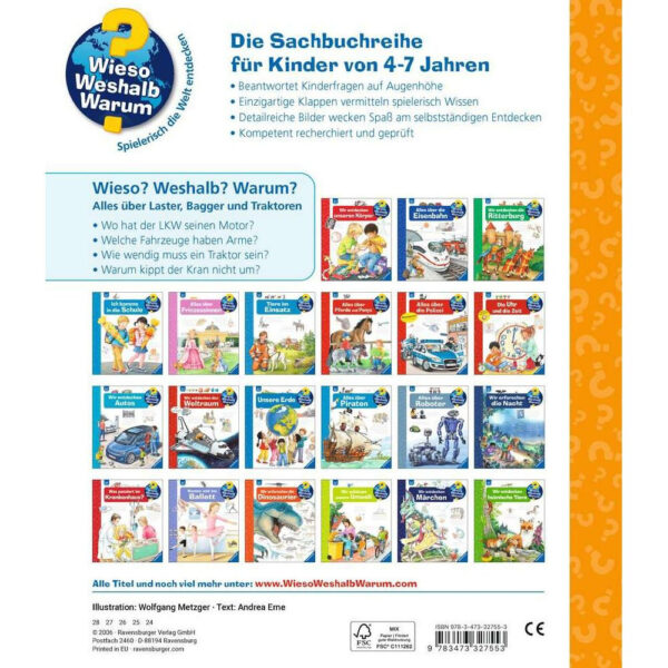Wieso? Weshalb? Warum?, Band 38: Alles über Laster, Bagger und Traktoren - Image 2
