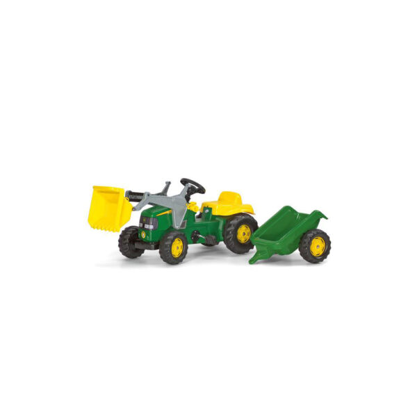 Kid Trettraktor Johnere mit Anhänger & Lader