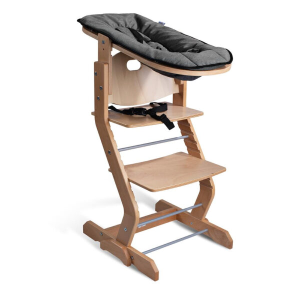 Babyaufsatz, natur - anthrazit, für Kinderhochstuhl - Image 2