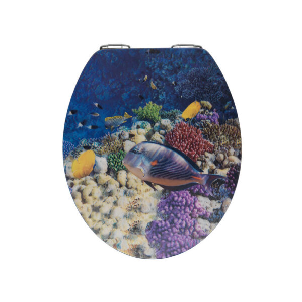 3D WC-Sitz Fish MDF