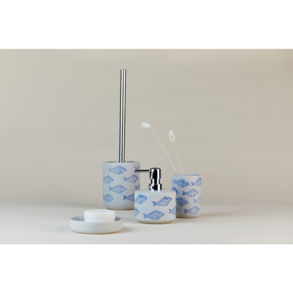 Keramik Seifenspender, Aquamarin - Image 3
