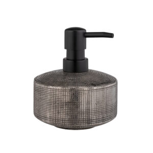 Keramik Seifenspender Rivara, silber