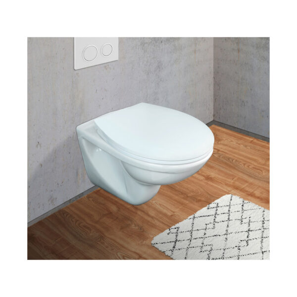 WC-Sitz Dazio Easy-Close weiss, Duroplast - Image 2