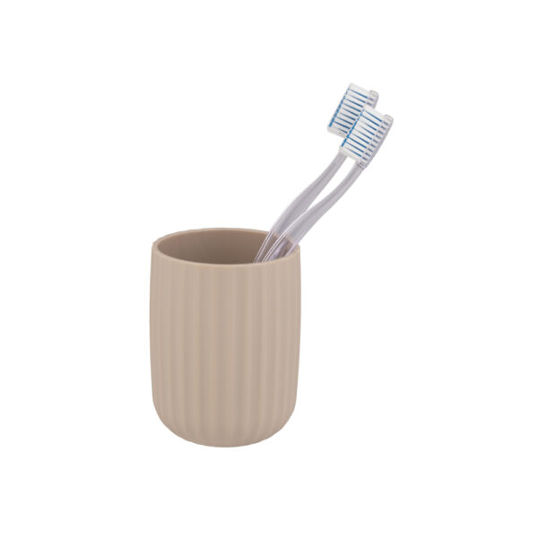Zahnputzbecher Agropoli, beige - Image 2